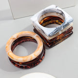 FishSheep Vintage Acrylic Leopard Print Bangles for Women