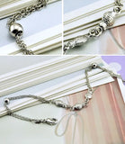 925 Sterling Silver Fisherman Bracelet Small Goldfish Anklet