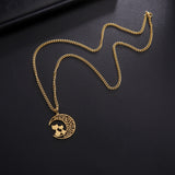 Fishhook Cat Moon Necklace Filigree Love Mother Baby Sister Chain Gift