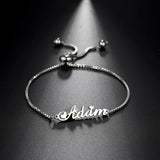 Fishhook Personalized Bracelet Name Bangle