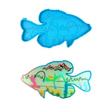Fishing Desktop Ornaments Wall Pendant Silicone Mould for Epoxy Resin Casting