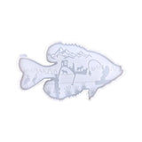 Fishing Desktop Ornaments Wall Pendant Silicone Mould for Epoxy Resin Casting
