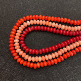 Abacus Coral Beads for Jewelry Making DIY