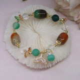 Fishtail Agate Natural Stone Bracelets Women Jewelry