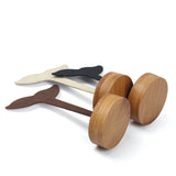 Wood Fishtail Shape Earrings Display Stand