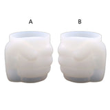 Silicone Mold for Epoxy Resin: Flower Pot Vase Holder