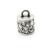 20mm Cord Crimp End Caps Buckle Tips for Necklace Bracelet Ropes 5pcs