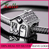 Family House DIY Beads 925 Sterling Silver Bracelet Charm
