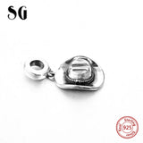 Europe Charm Bracelet Silver 925 Cowboy Hat Pendant Charms Beads