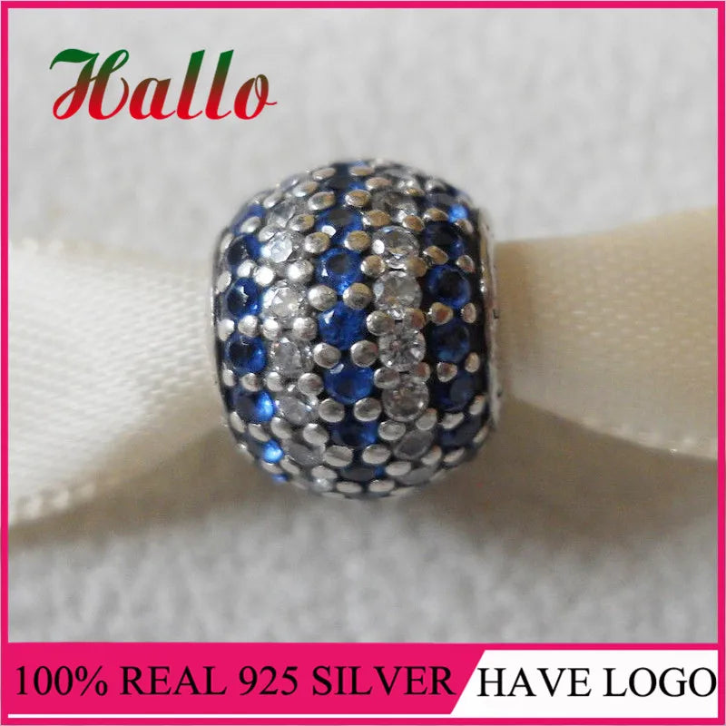 Crystal Charms Bracelet Silver 925 Nature Stone Beads Women