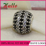 Crystal Charms Bracelet Silver 925 Nature Stone Beads Women