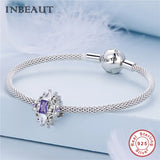 925 Sterling Silver Beads Bracelet with Charm Pendant