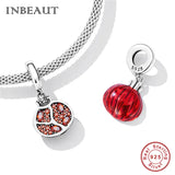 925 Sterling Silver Beads Bracelet with Charm Pendant