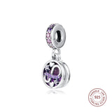 925 Sterling Silver Infinity Hearts & Stars Charms Beads for Women DIY Jewelry