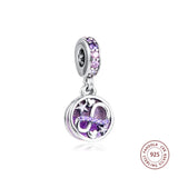 925 Sterling Silver Infinity Hearts & Stars Charms Beads for Women DIY Jewelry
