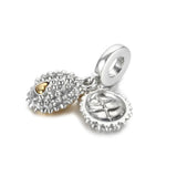Durian King of Fruits Dangle Charms 925 Sterling Silver Beads
