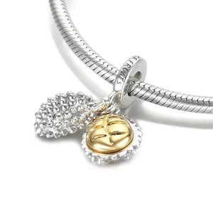 Durian King of Fruits Dangle Charms 925 Sterling Silver Beads