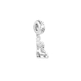 Europe Bracelets Ice Skate Dangle Charms 925 Sterling Silver Beads