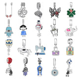 European 925 Silver DIY Women Jewelry Charms Bracelet Trinket Accessories