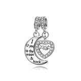 European 925 Silver DIY Women Jewelry Charms Bracelet Trinket Accessories
