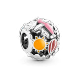 925 Silver Ocean Animal Bracelet Charms Women Jewelry DIY