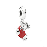 925 Silver Christmas Charm Bracelet DIY Kit