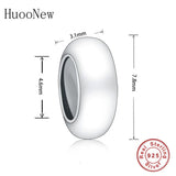 925 Silver Spacer Bead with Stopper for Charm Bracelet