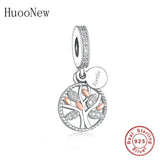 925 Sterling Silver Family Tree Bead for Women