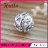 925 Sterling Silver Clip Charm Bead Bracelet DIY Jewelry Gift
