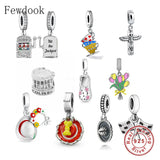 925 Sterling Silver Mexico Sombrero Hat Charm Bracelet Bead