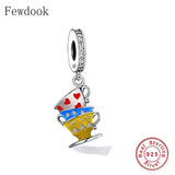 925 Sterling Silver Mexico Sombrero Hat Charm Bracelet Bead