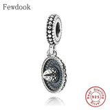 925 Sterling Silver Mexico Sombrero Hat Charm Bracelet Bead