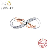 925 Silver Angel Wings Charm Bracelet Bead DIY