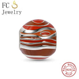 925 Silver Solar System Galaxy Star Bead for Charm Bracelet