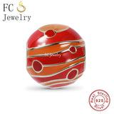 925 Silver Solar System Galaxy Star Bead for Charm Bracelet
