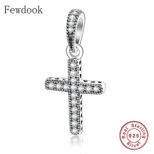 925 Silver Charm Bracelet with Mix Zircon Pendant Bead