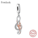 925 Silver Ballerina Ballet Slippers Charm for Bracelet Making