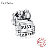 925 Silver Wedding Car Charm for Bracelet