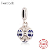 925 Silver Robot Armor Bead for Charm Bracelet DIY