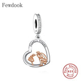 925 Sterling Silver Father Daughter Daddy's Princess Bead