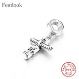 925 Silver Indian Bird Totem Pole Charm Bead