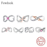 925 Sterling Silver Mother Daughter Infinity Love Forever Bead