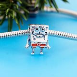925 Silver Sponge Enamel Trouble Maker Bead for Charm Bracelet