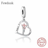 925 Sterling Silver Daddy's Girl Daughter Set Charm Bead