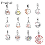 925 Silver Girl And Horse Charm Bracelet Bead