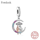 925 Silver Heart Sisters Forever Charm Bracelet Bead