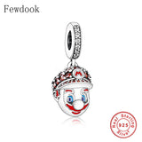 925 Sterling Silver Game Person Bead for Making Women Berloque