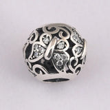 Silver 925 Butterfly Charm Bracelet with CZ Stone - Jewelry Making Gift
