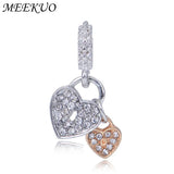 Heart Charm Bead for DIY Jewelry 925 Plated Berloque Bead Gift