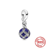 925 Silver Happy Labrador Dog Cat Charm Bead DIY Jewelry